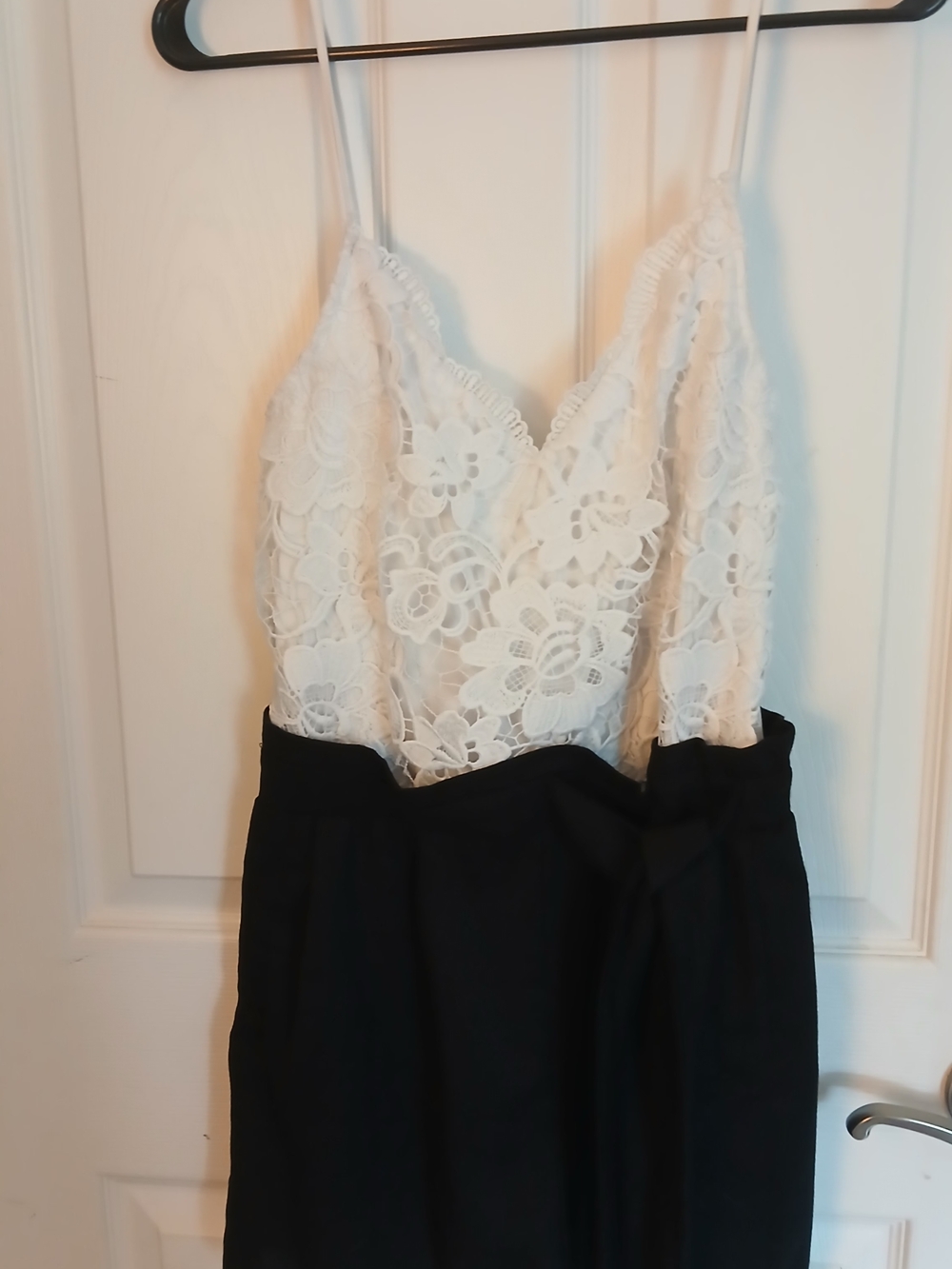 Love Tree Two Tone Romper